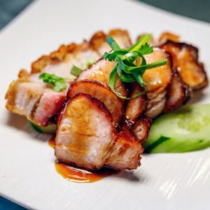 Menu char siu (bbq pork)