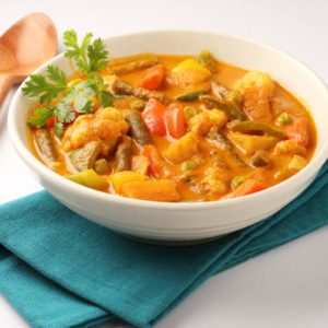 Home vegetable curry