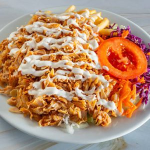 Menu crispy shredded chicken